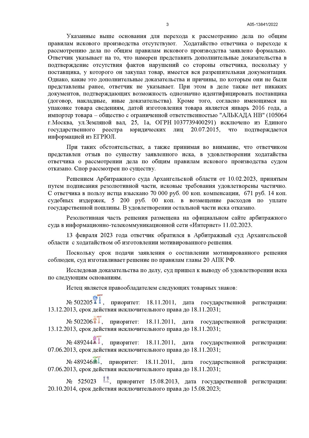 Картинка Нарушение исключительных прав на изображения героев мультфильма «Фиксики»